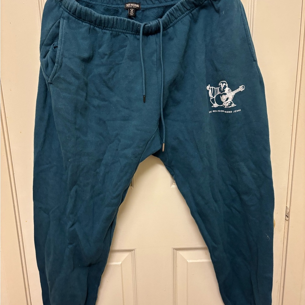 True Religion Teal Joggers